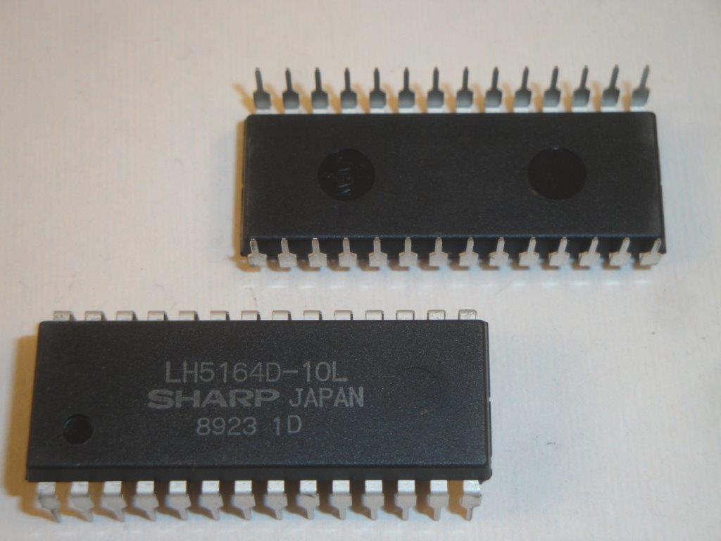 LH5164 D-10L  CMOS 64K (8K x 8) Static RAM DIP28