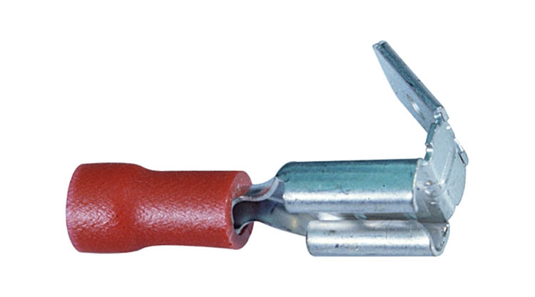 Steckverteiler Rot  6,4x0,8mm 0,5-1,5mm