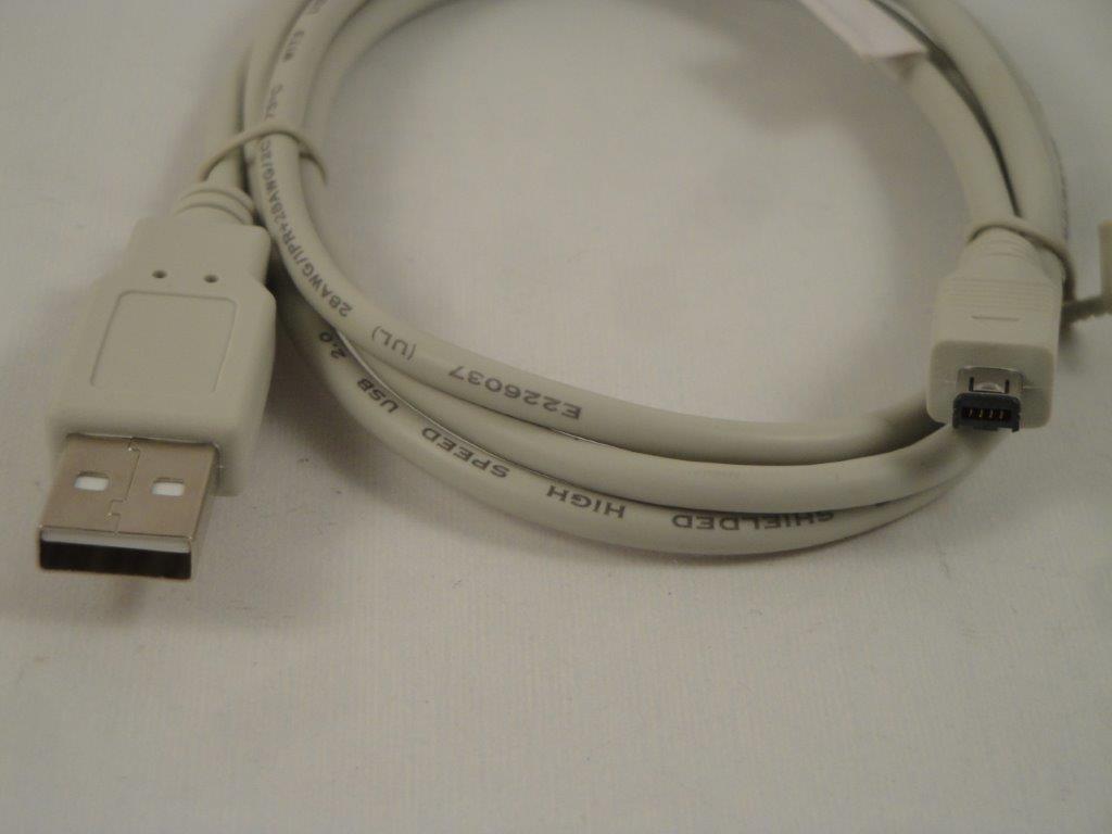 USB 2.0 A-MB4  A-Stecker auf 4pol-Mini-USB-Stecker 1,0m