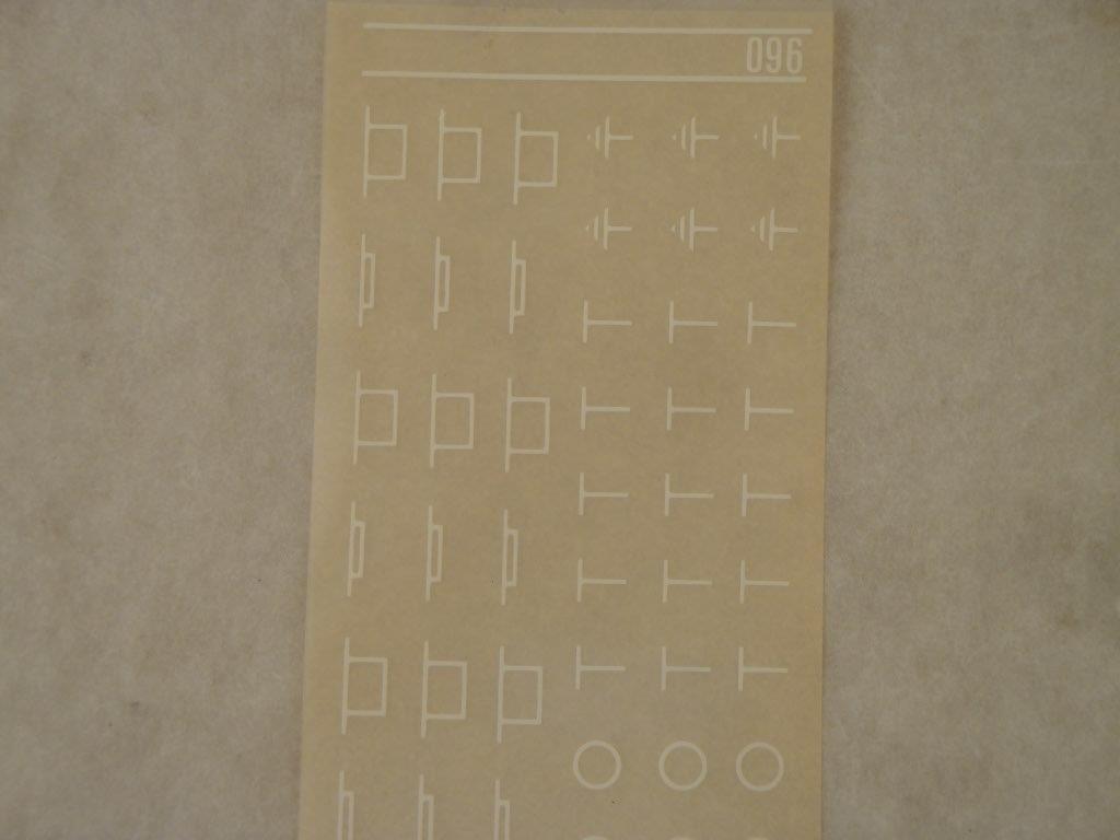 Anreibesymbole P296 Symbole wei