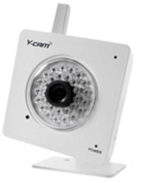 Y-cam Knight S  Y-cam IP camera, white, WiFi, ethernet, low-ligh