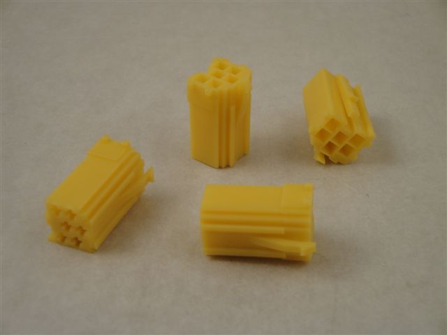 Iso Mini-Stecker 6 polig, gelb