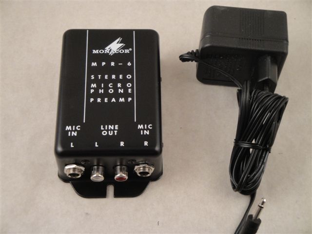 MPR-6  Mikrofonvorverstrker, Monacor 210680