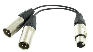 PRO SNAKE 90074 Y-Audio-Split Kabel XLR