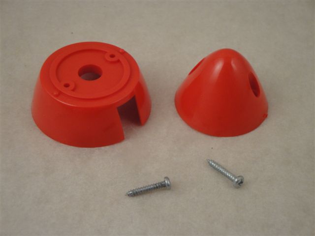 Spinner Kunststoff 40mm, rot, aeronaut 7251/41