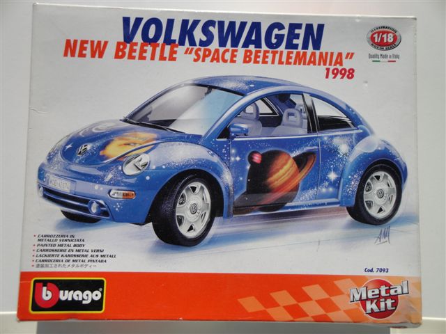 VW Beetle "Space Beetlemania" blau  1:18  burago 7093