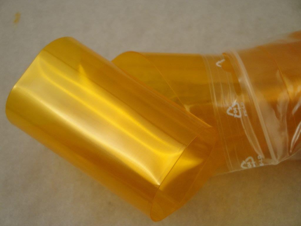 Schrumpfschlauch PVC 2:1 70mmx1m d=42mm, orange transparent
