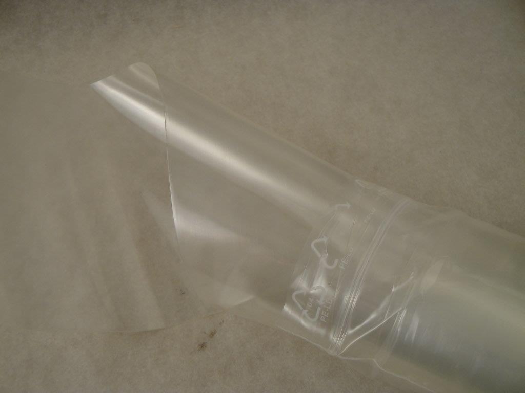 Schrumpfschlauch PVC 2:1 85mmx1m d=55mm, klar transparent