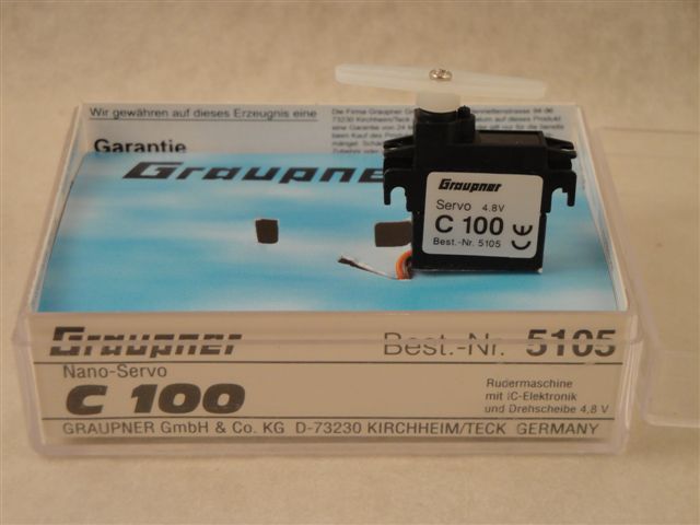 Servo C 100 (Nano), 6,5mm,  Graupner 5105