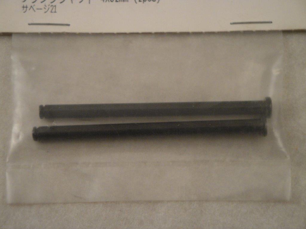 Achsstift 4x62mm (schwarz/Savage) (2 Stck), HPI 86071