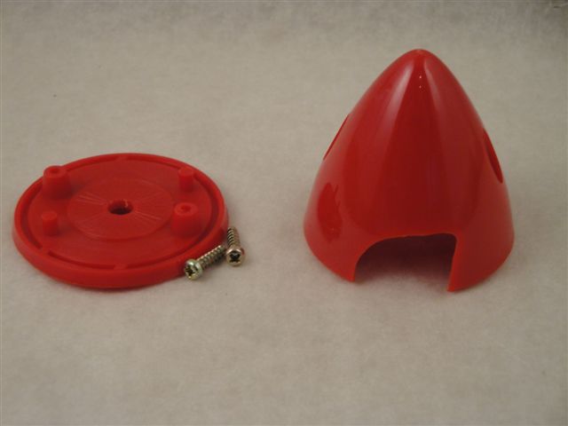Spinner Kunststoff 45mm, rot, Multiplex 453115