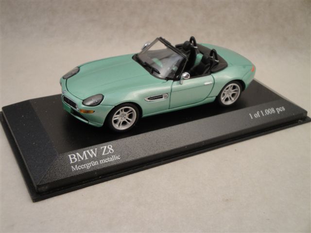 BMW Z8 Cabriolet '99, grn  1:43  Minichamps 431028744