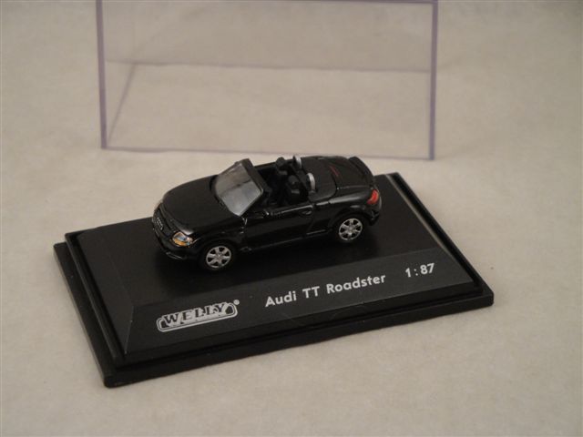 Audi TT Roadster, schwarz  1:87, Welly